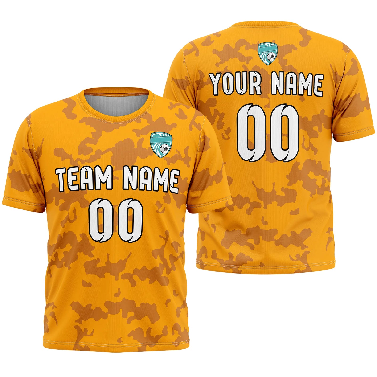 Custom Camo D4 Soccer Jersey Personalized Football Uniform with Name & Number