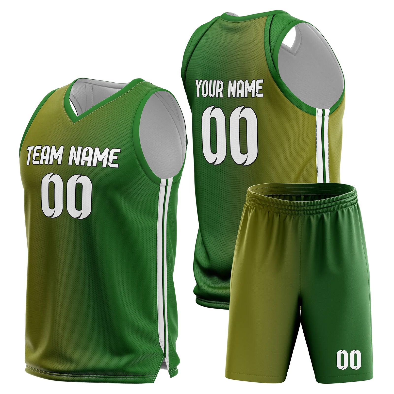 Custom Gradient Fashion Set Solar Strike Sports Jersey Personalized Uniform with Name & Number