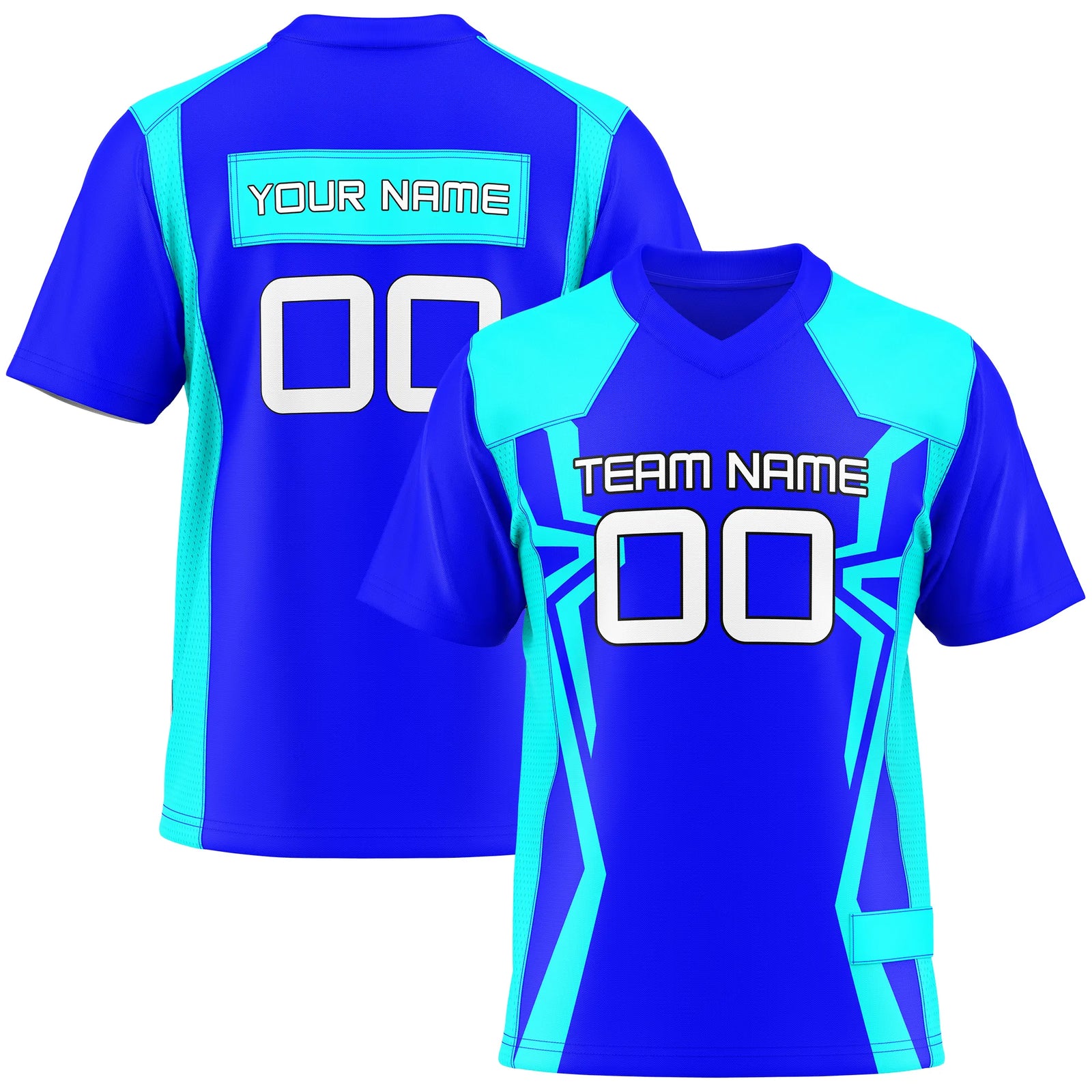 Custom Classic Style D4 Flag Football Jersey Personalized Uniform with Name & Number