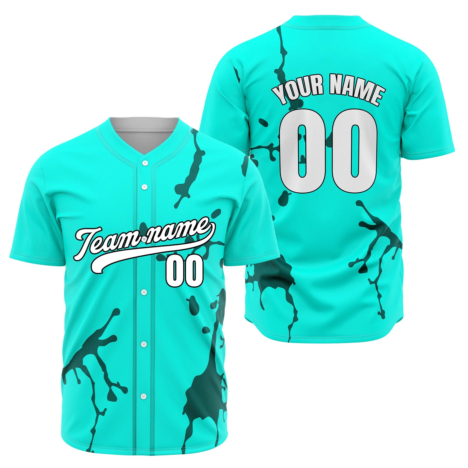 Custom Splash Fusion Sports Jersey Personalized Uniform with Name & Number