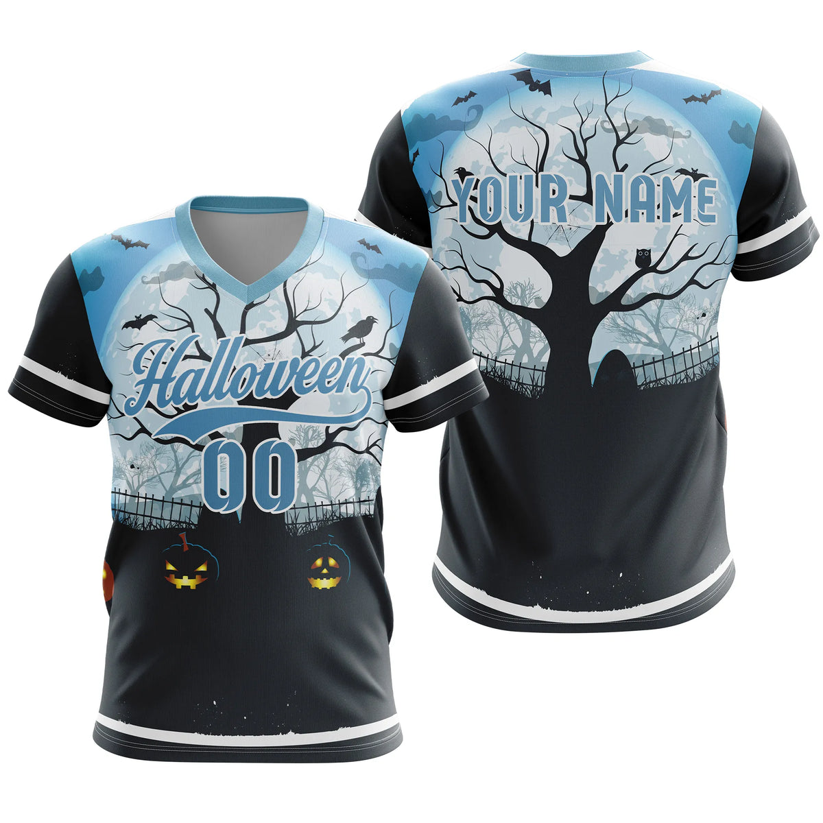 Custom Halloween Soccer Jersey D9 Personalized Uniform with Name &amp; Number