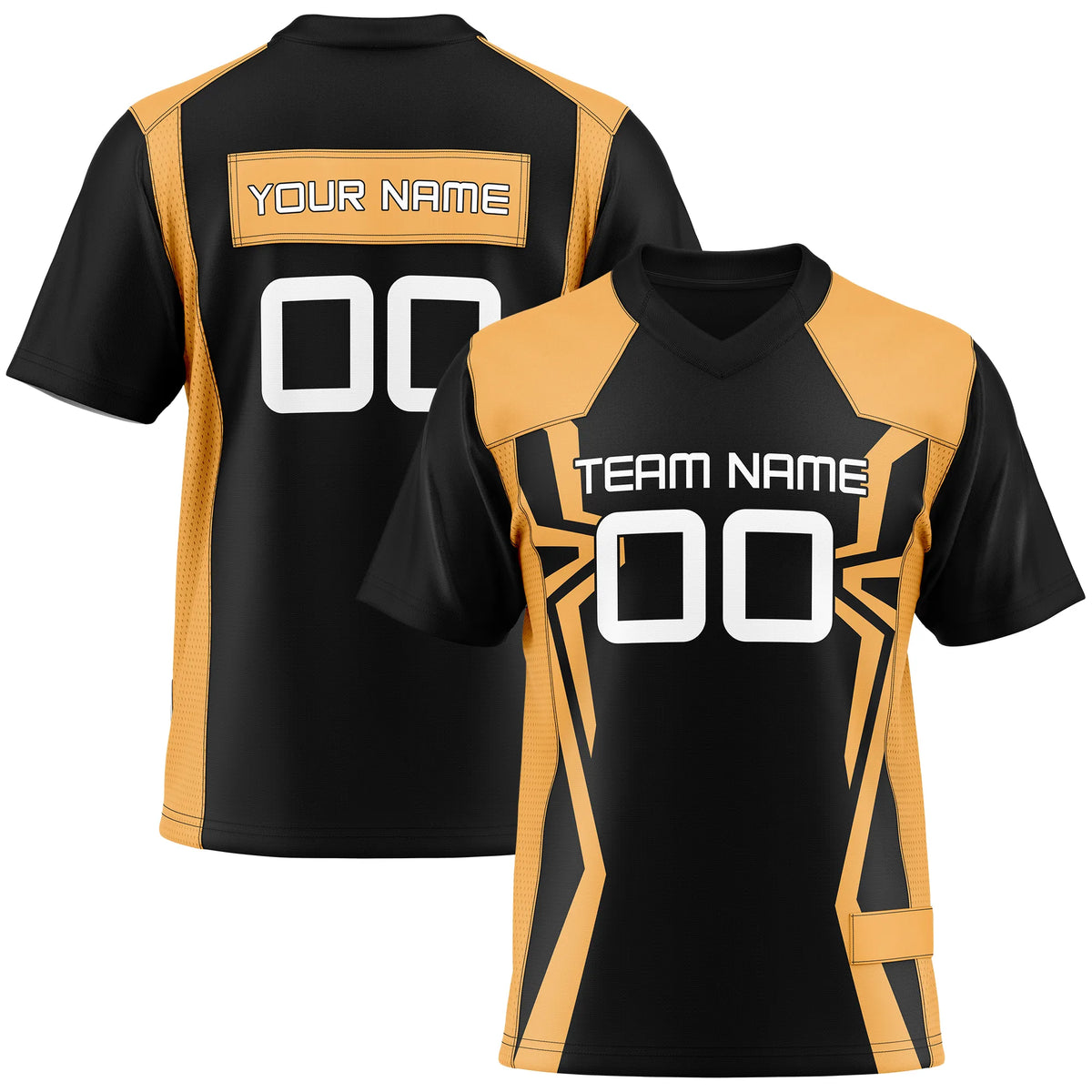 Custom Classic Style D4 Flag Football Jersey Personalized Uniform with Name & Number
