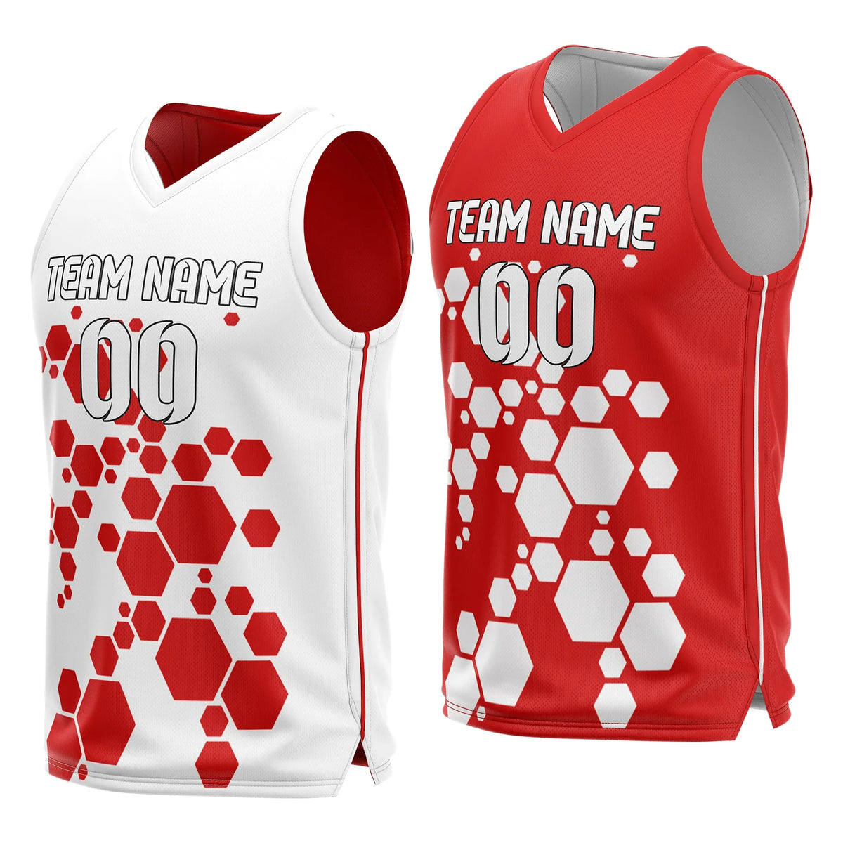 Custom Hive Strike Reversible Top Sports Jersey Personalized Uniform with Name & Number