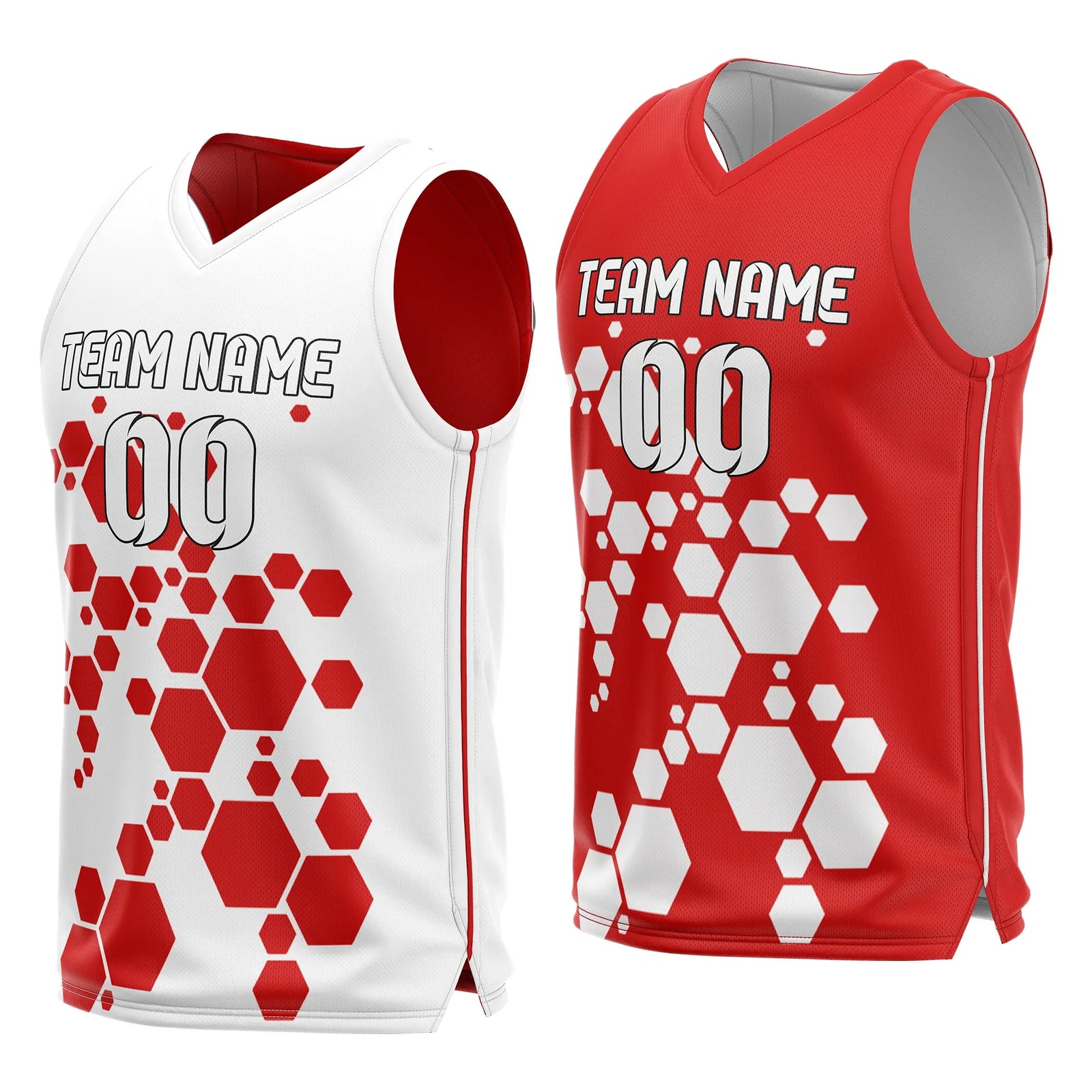 Custom Hive Strike Reversible Top Sports Jersey Personalized Uniform with Name & Number