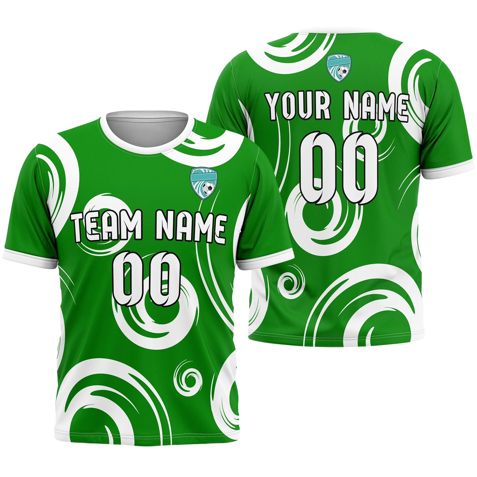 Custom Abstract Pattern D1 Soccer Jersey Personalized Football Uniform with Name & Number