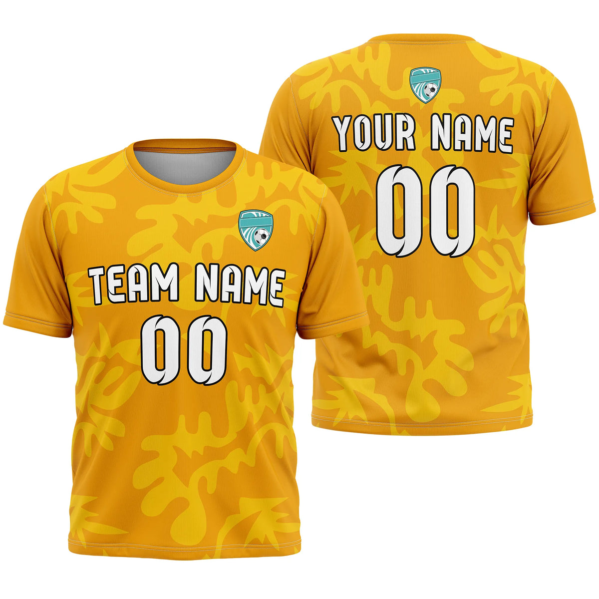 Custom Graffiti Pattern D4 Soccer Jersey Personalized Football Uniform with Name & Number