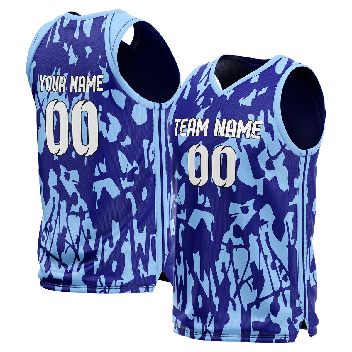 Custom Gaphti Pattern Tops Shadow Drip Sports Jersey Personalized Uniform with Name & Number