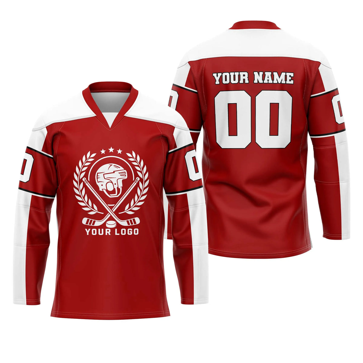 Custom Personalized D1 New Arrival Ice Hockey Jersey with Name, Number & Team Logo