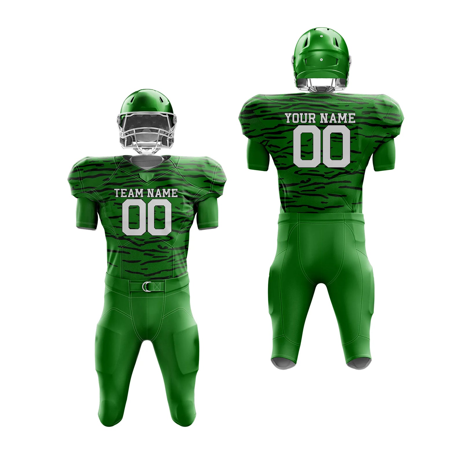 Custom Personalized D3 Camo Designs American Football Jersey with Name, Number & Team Logo