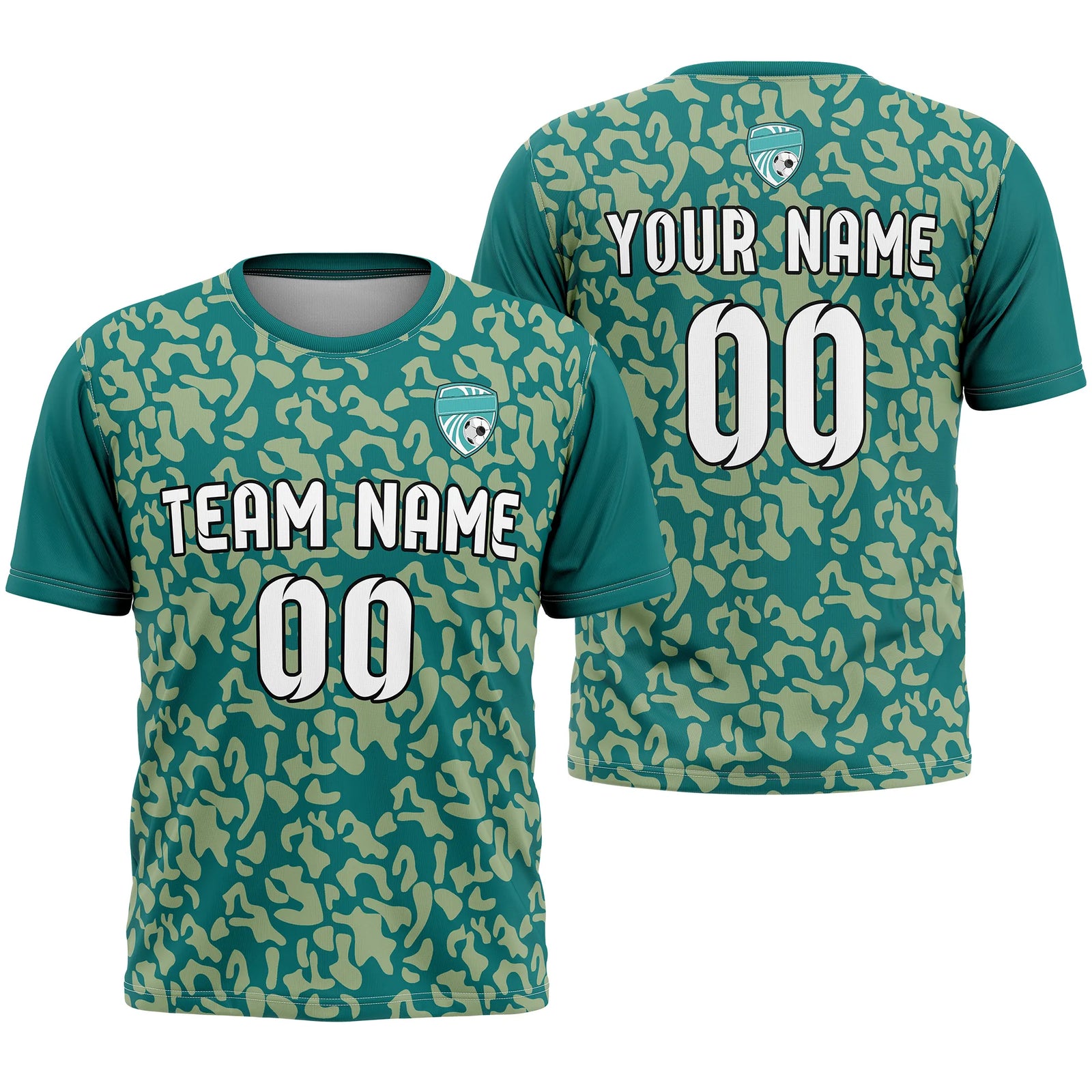 Custom Camo D5 Soccer Jersey Personalized Football Uniform with Name & Number