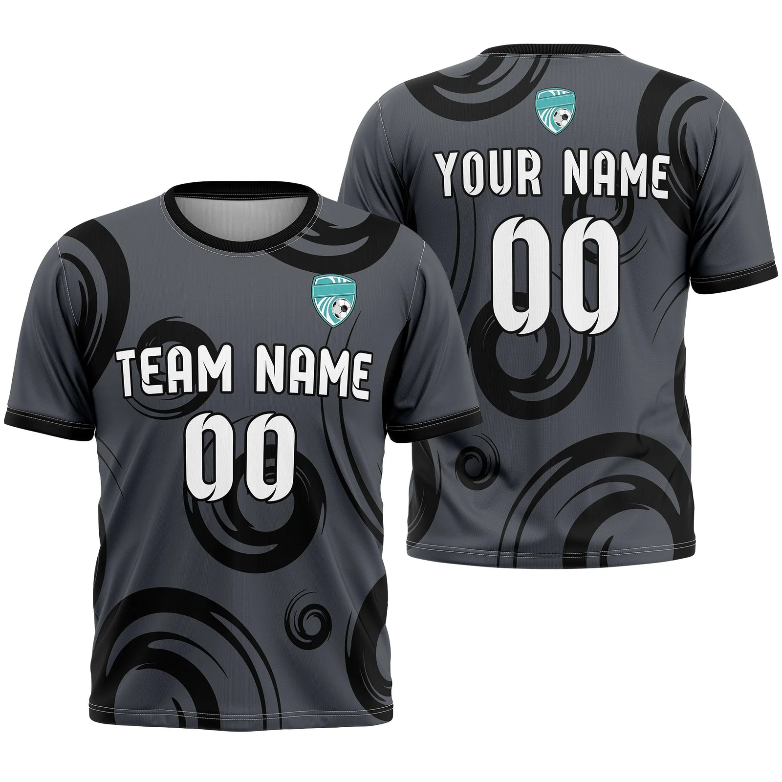 Custom Abstract Pattern D1 Soccer Jersey Personalized Football Uniform with Name & Number