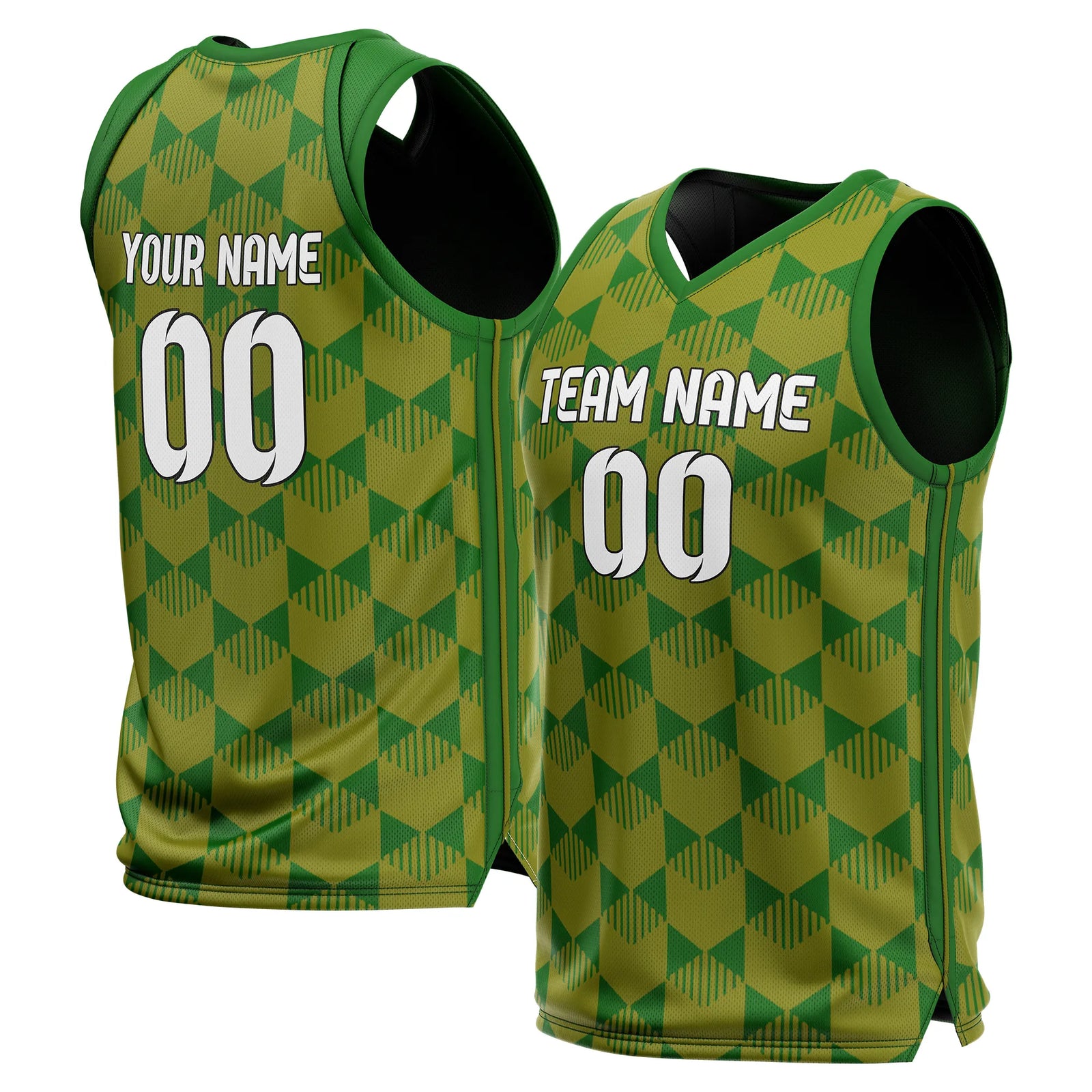 Custom Geo-Fusion Printed Jersey Sports Jersey Personalized Uniform with Name & Number