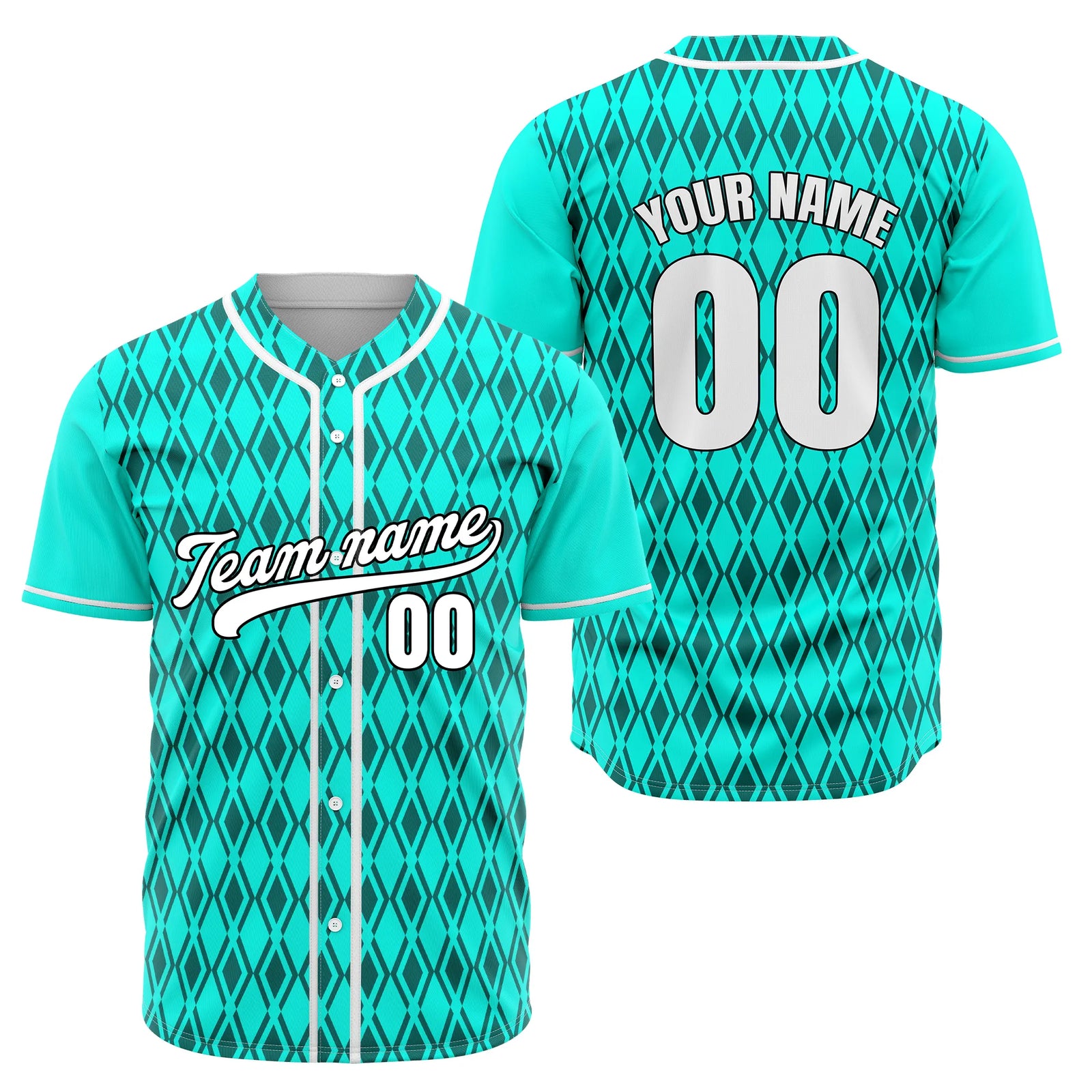 Custom Argyle Strike Baseball Sports Jersey Personalized Uniform with Name & Number