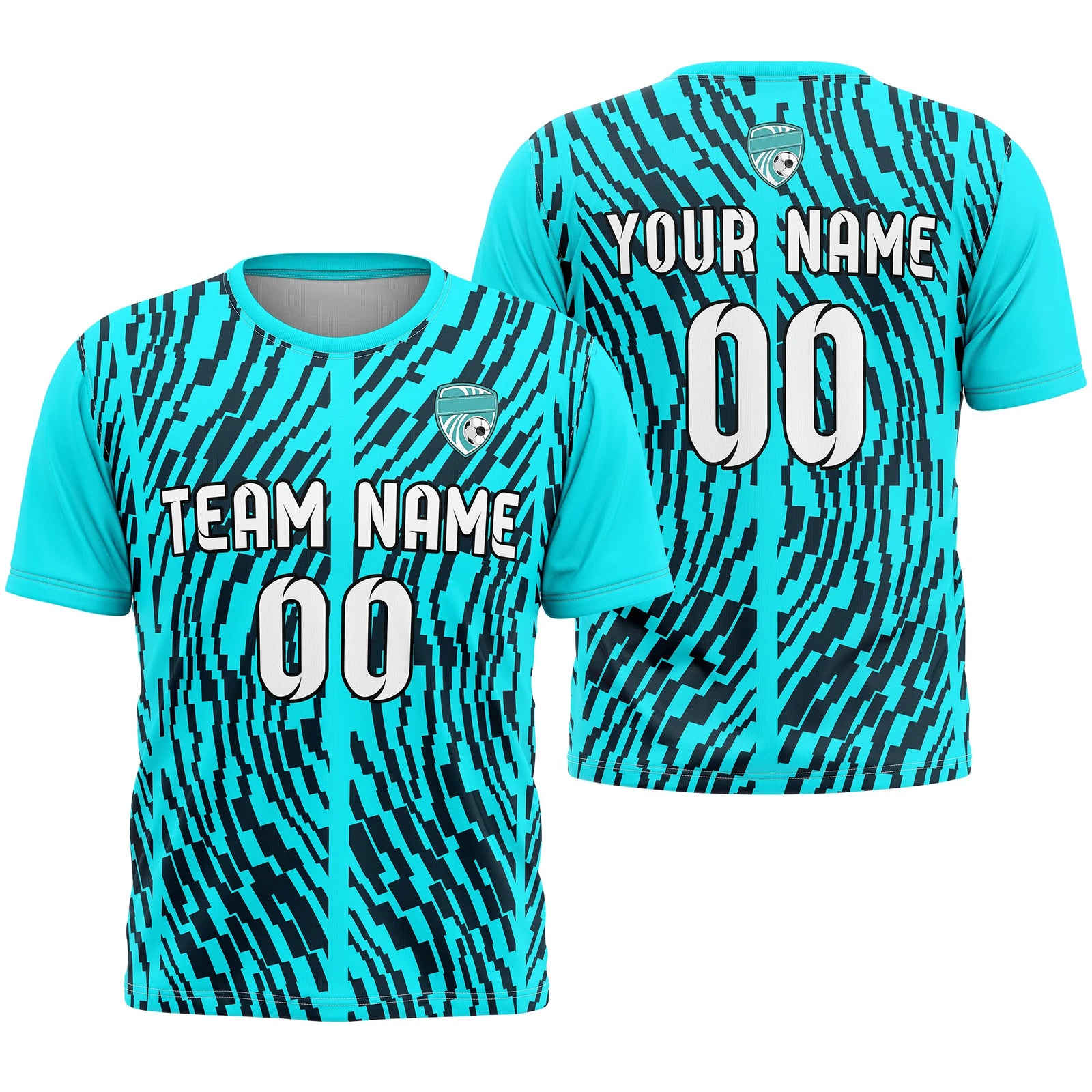 Custom Graffiti Pattern D3 Soccer Jersey Personalized Football Uniform with Name & Number