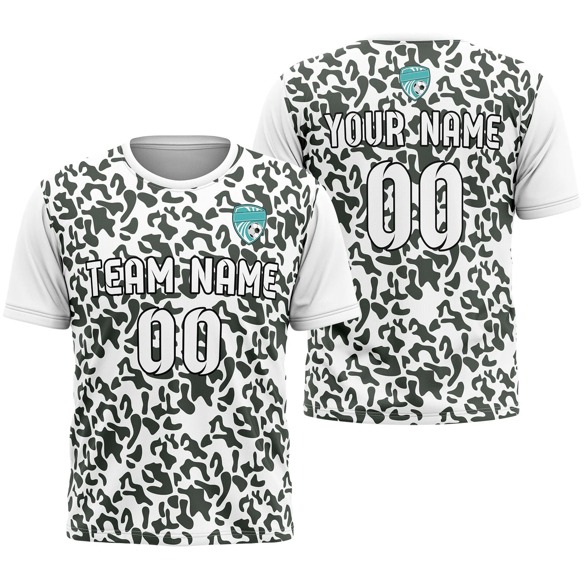 Custom Camo D5 Soccer Jersey Personalized Football Uniform with Name & Number