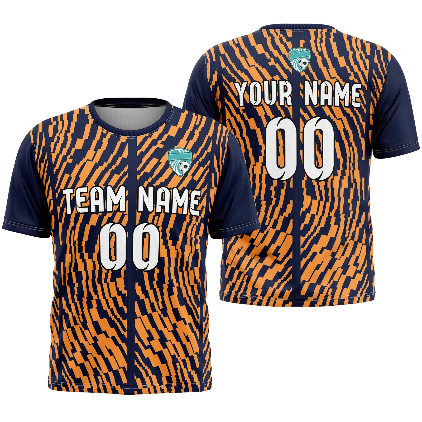 Custom Graffiti Pattern D3 Soccer Jersey Personalized Football Uniform with Name & Number