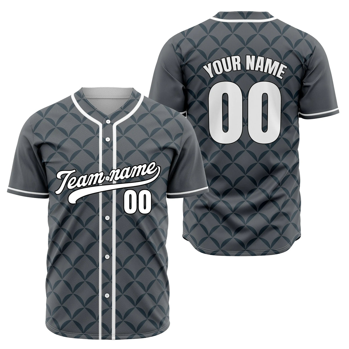 Custom Crystal Grid Baseball Sports Jersey Personalized Uniform with Name & Number