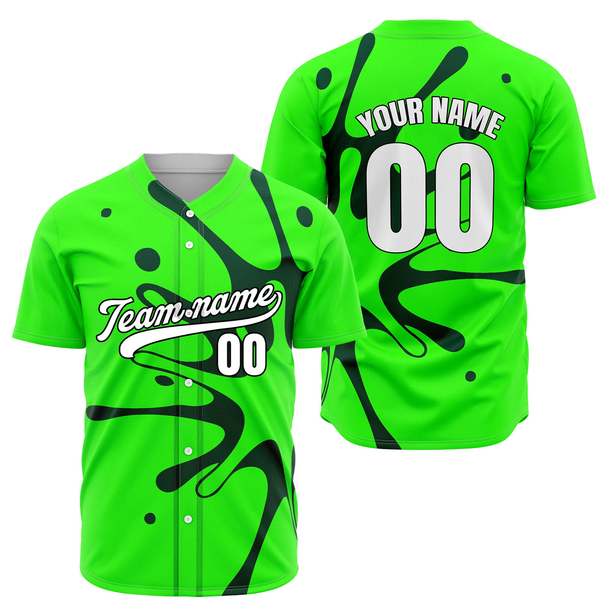 Custom Paint Surge Black Sports Jersey Personalized Uniform with Name & Number