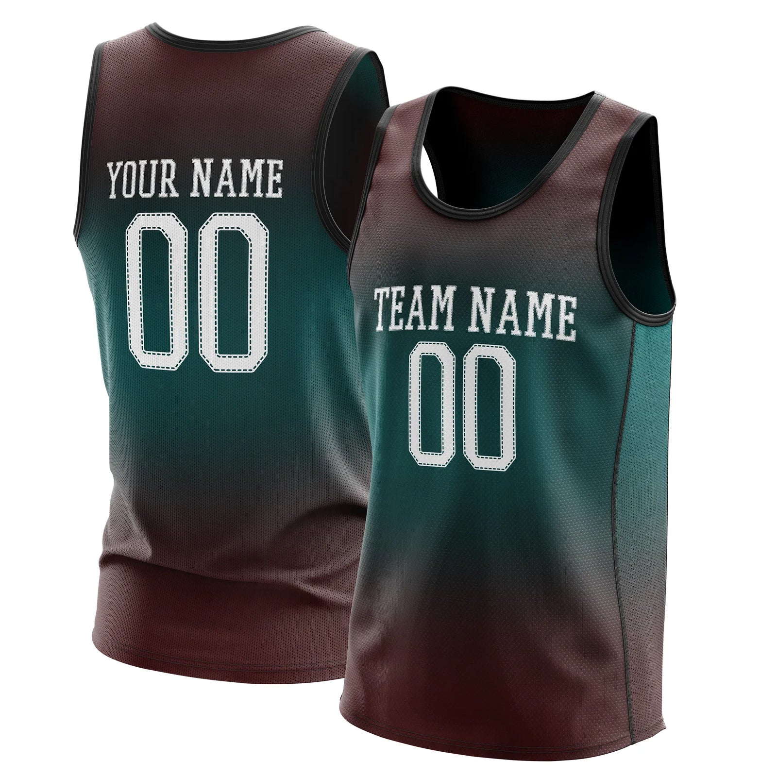 Custom Gradient fashion top Victory Fade Sports Jersey Personalized Uniform with Name & Number