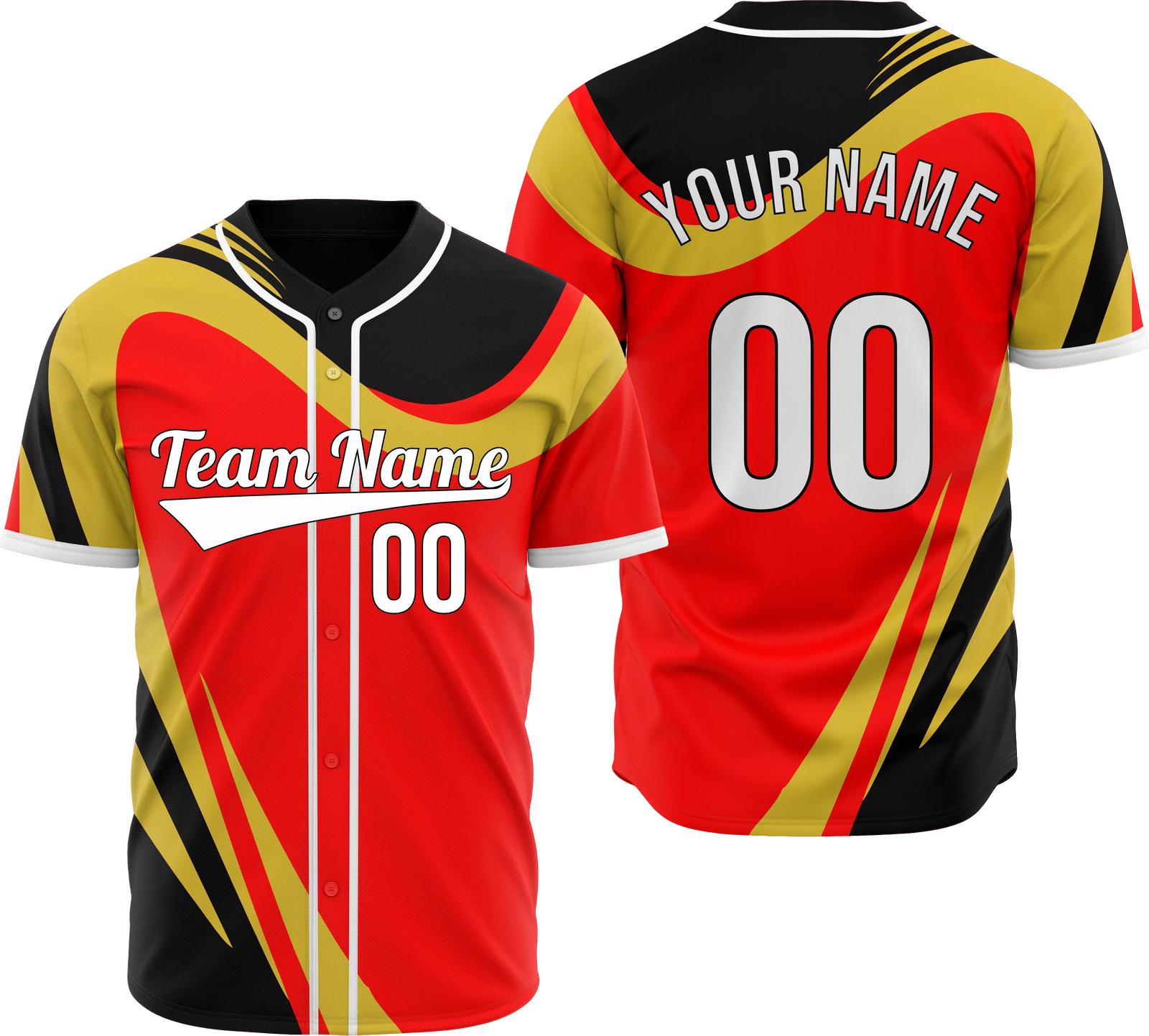 Custom Velocity Flow Baseball Sports Jersey Personalized Uniform with Name & Number