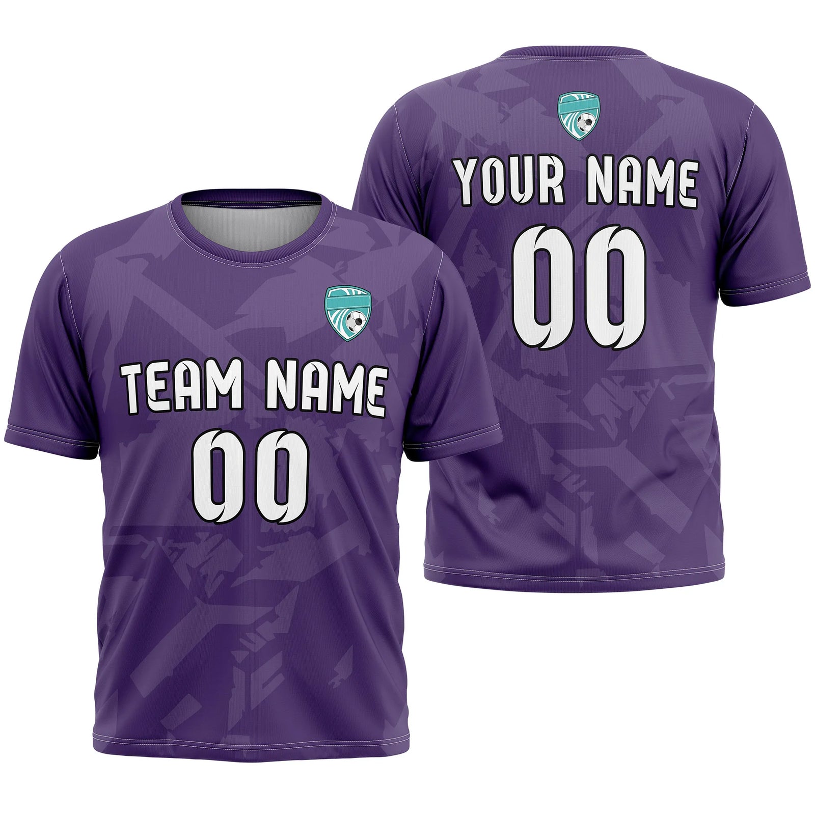 Custom Graffiti Pattern D2 Soccer Jersey Personalized Football Uniform with Name & Number