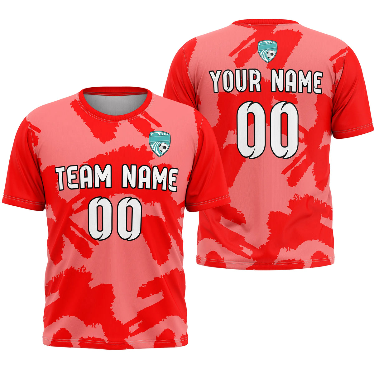 Custom Graffiti Pattern D5 Soccer Jersey Personalized Football Uniform with Name & Number
