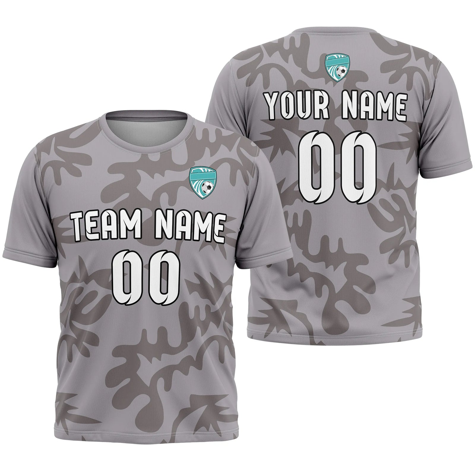 Custom Graffiti Pattern D4 Soccer Jersey Personalized Football Uniform with Name & Number