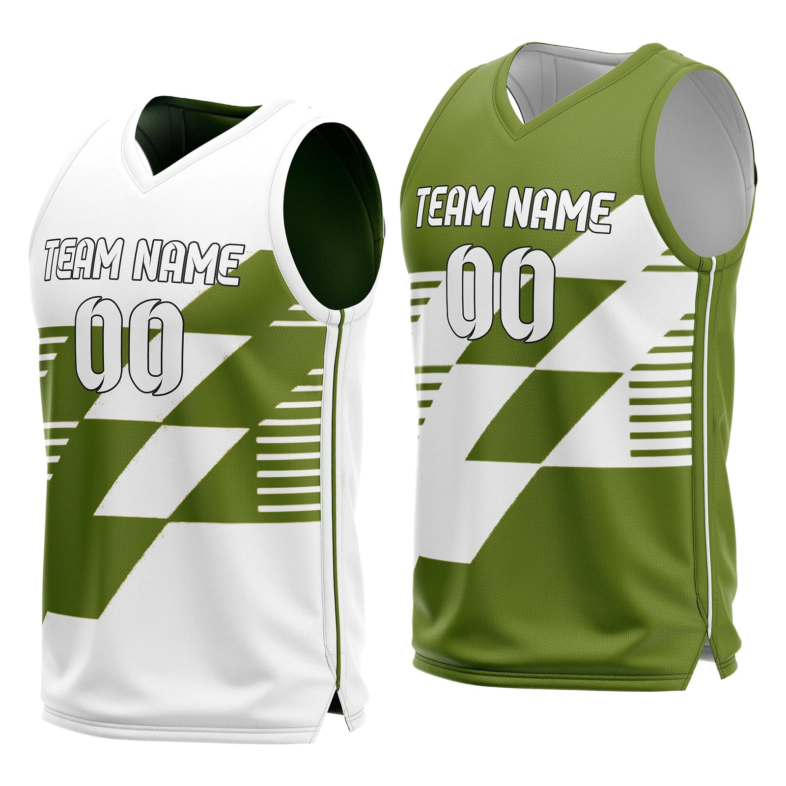 Custom Apex Cut Reversible Top Sports Jersey Personalized Uniform with Name & Number