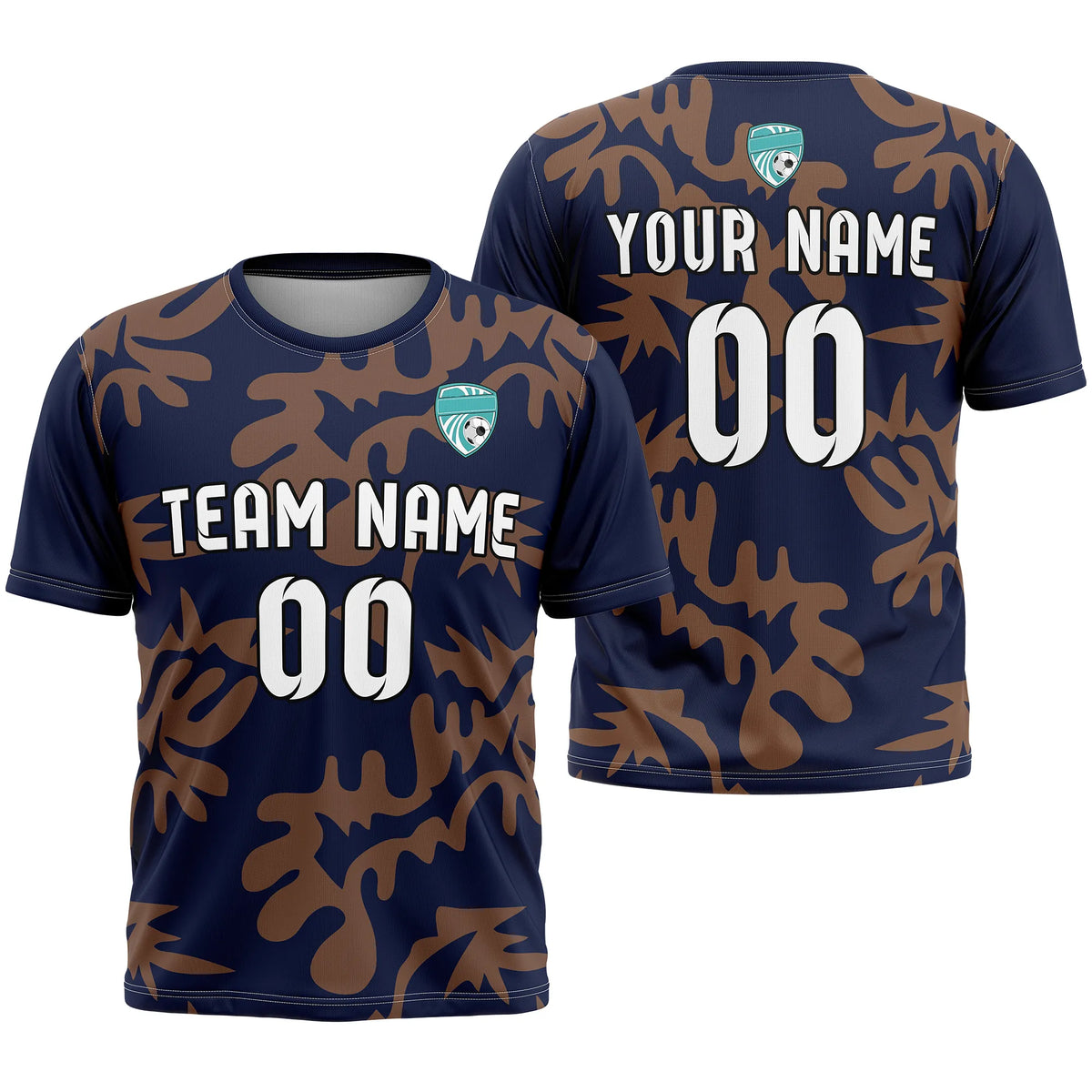 Custom Graffiti Pattern D4 Soccer Jersey Personalized Football Uniform with Name & Number