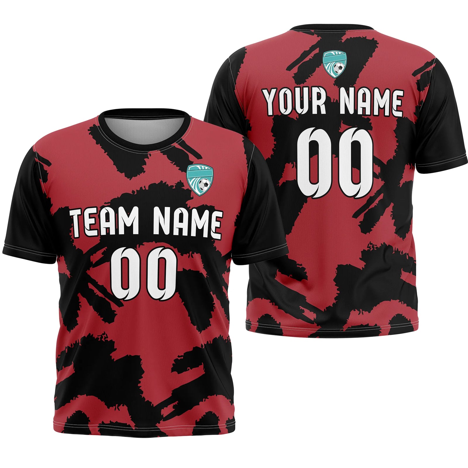 Custom Graffiti Pattern D5 Soccer Jersey Personalized Football Uniform with Name & Number