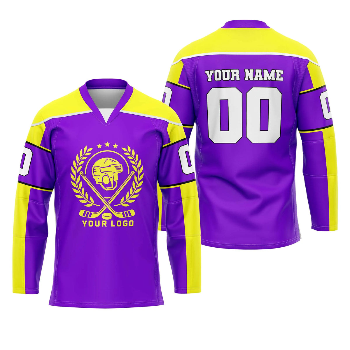 Custom Personalized D1 New Arrival Ice Hockey Jersey with Name, Number & Team Logo