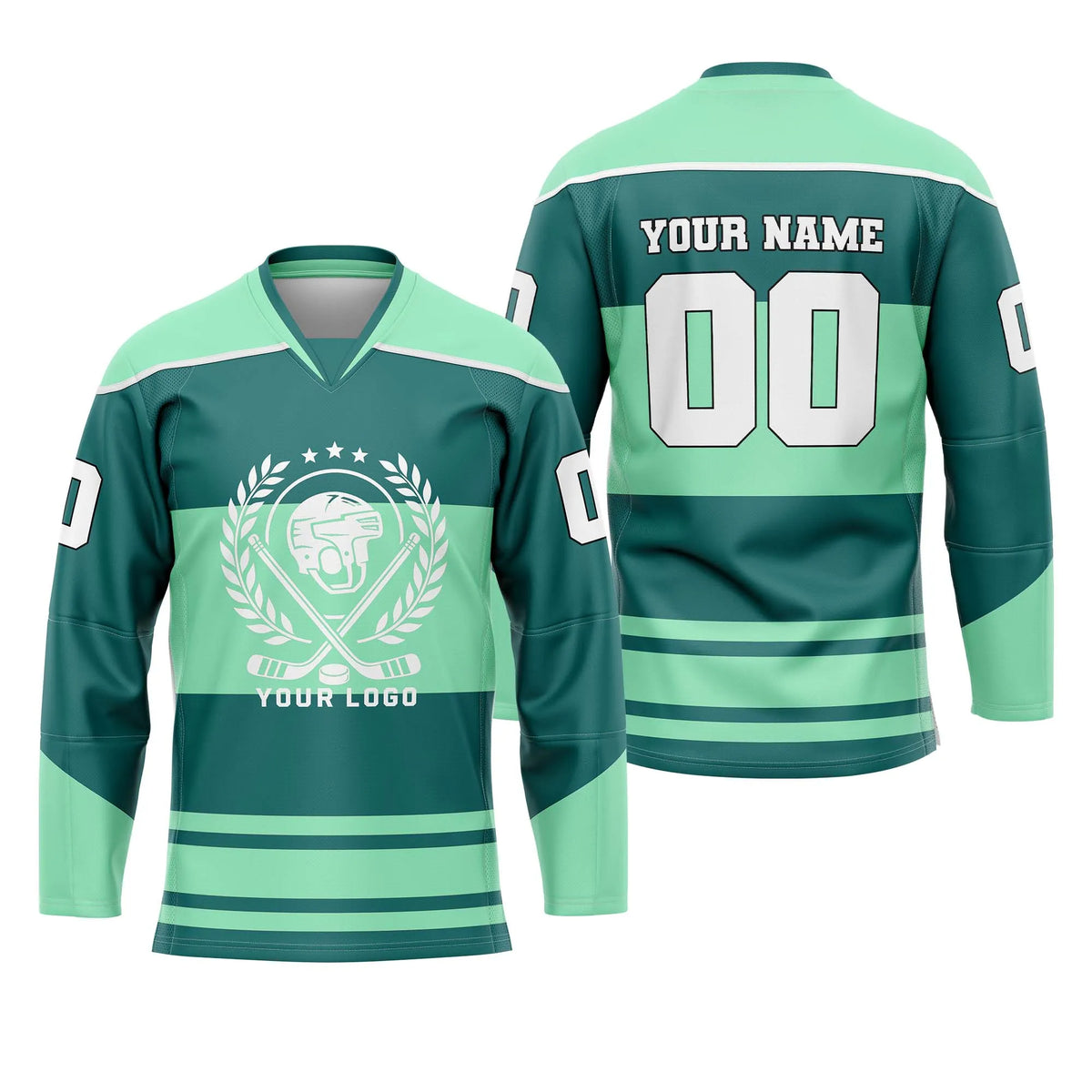 Custom Personalized D5 New Arrival Ice Hockey Jersey with Name, Number & Team Logo