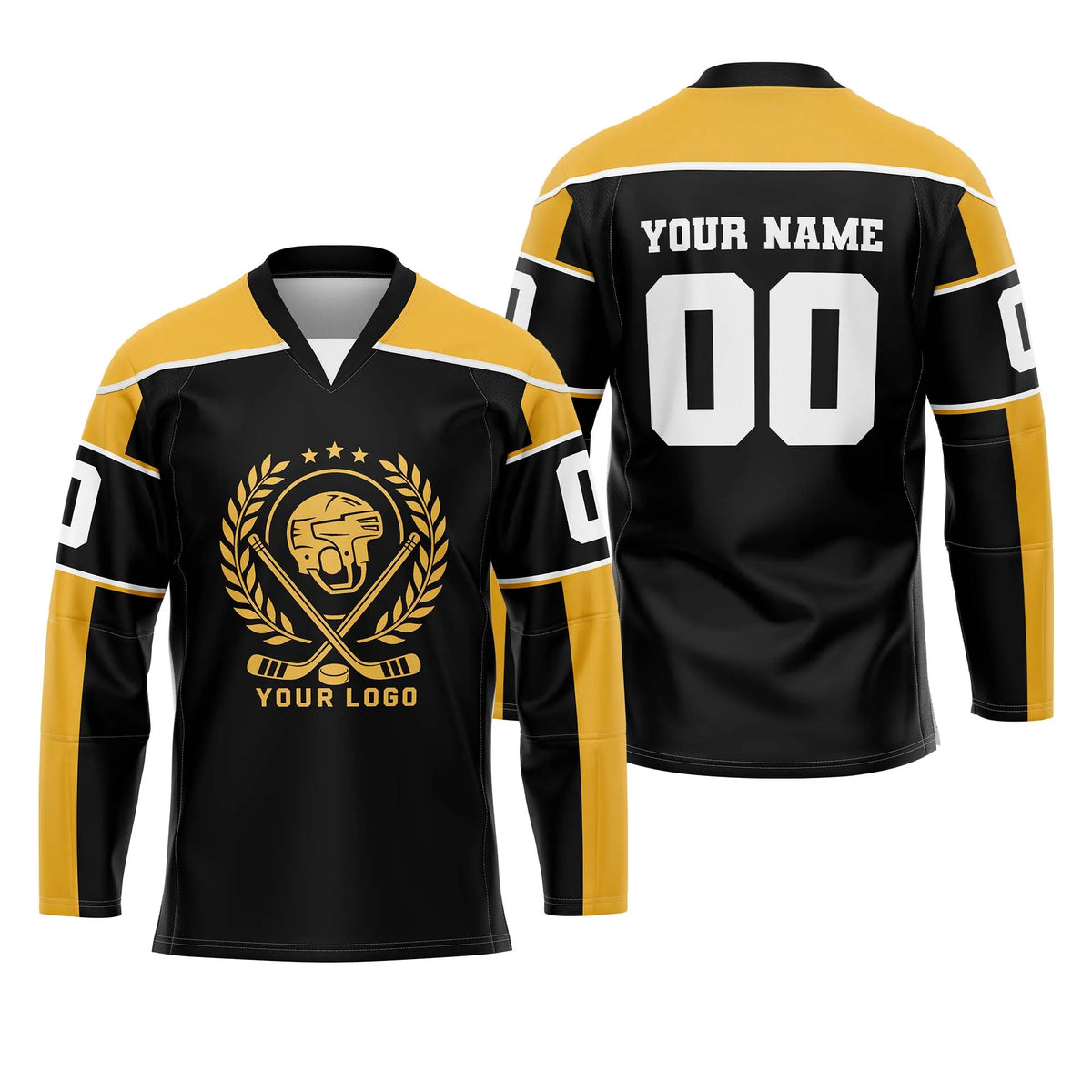 Custom Personalized D1 New Arrival Ice Hockey Jersey with Name, Number & Team Logo