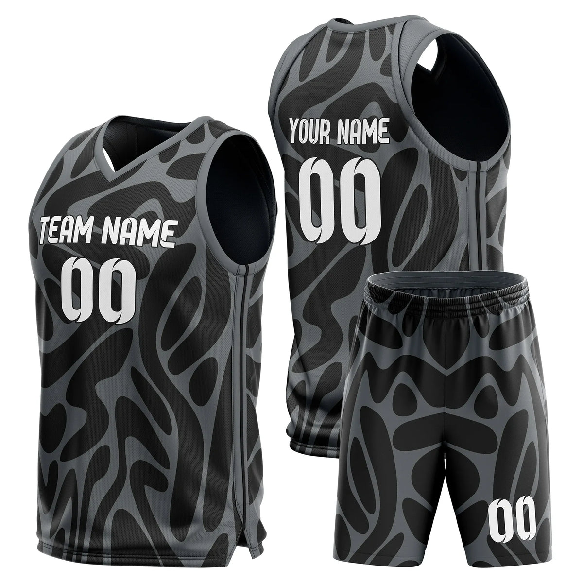 Custom Graphti Pattern Sets Prime Safari Sports Jersey Personalized Uniform with Name & Number