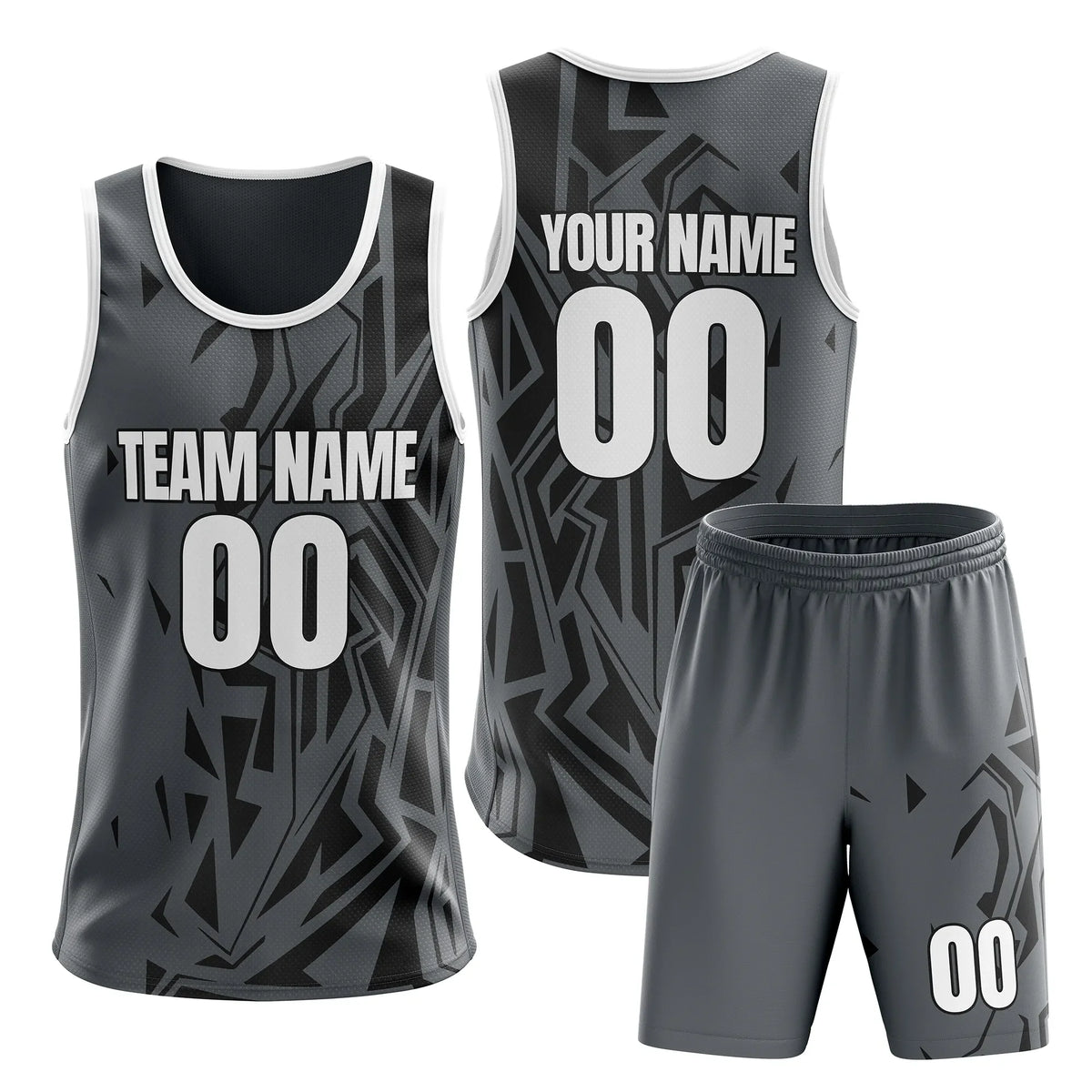 Custom Colour Block Set Hoop Fusion Sports Jersey Personalized Uniform with Name & Number