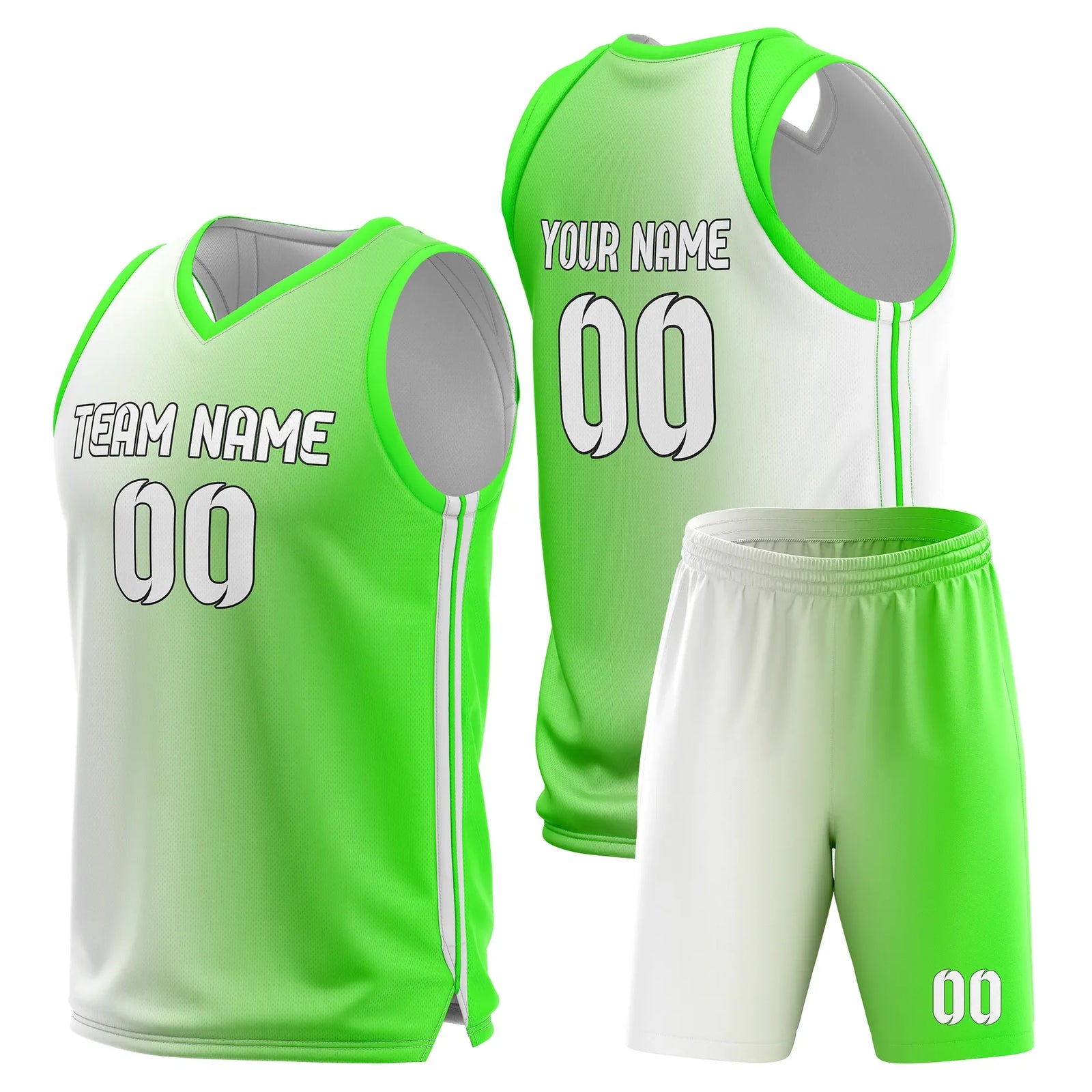 Custom Gradient Fashion Set Solar Strike Sports Jersey Personalized Uniform with Name & Number