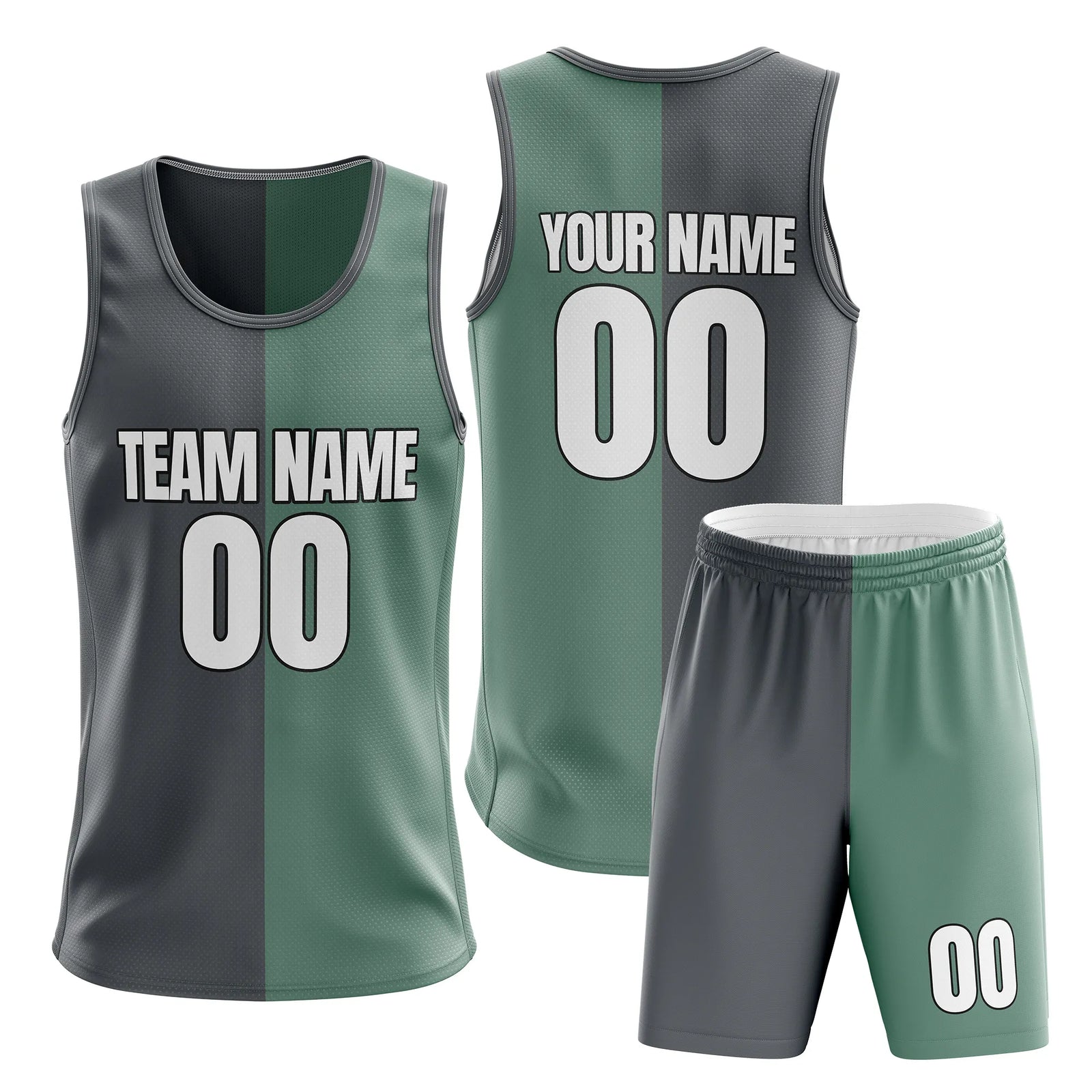 Custom Split Fusion Split Fashion Set Sports Jersey Personalized Uniform with Name & Number