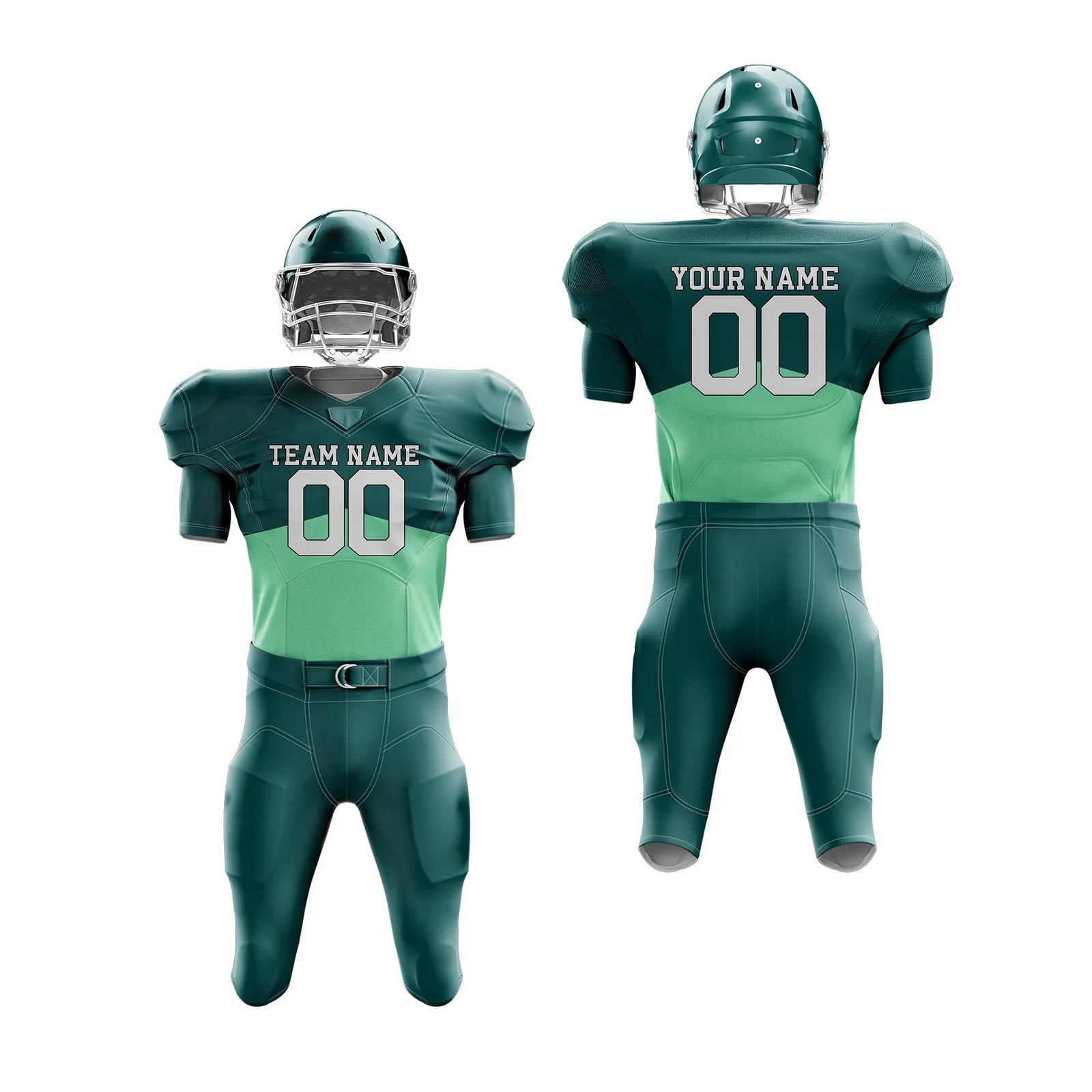 Custom Personalized D5 Split Fashion American Football Jersey with Name, Number & Team Logo