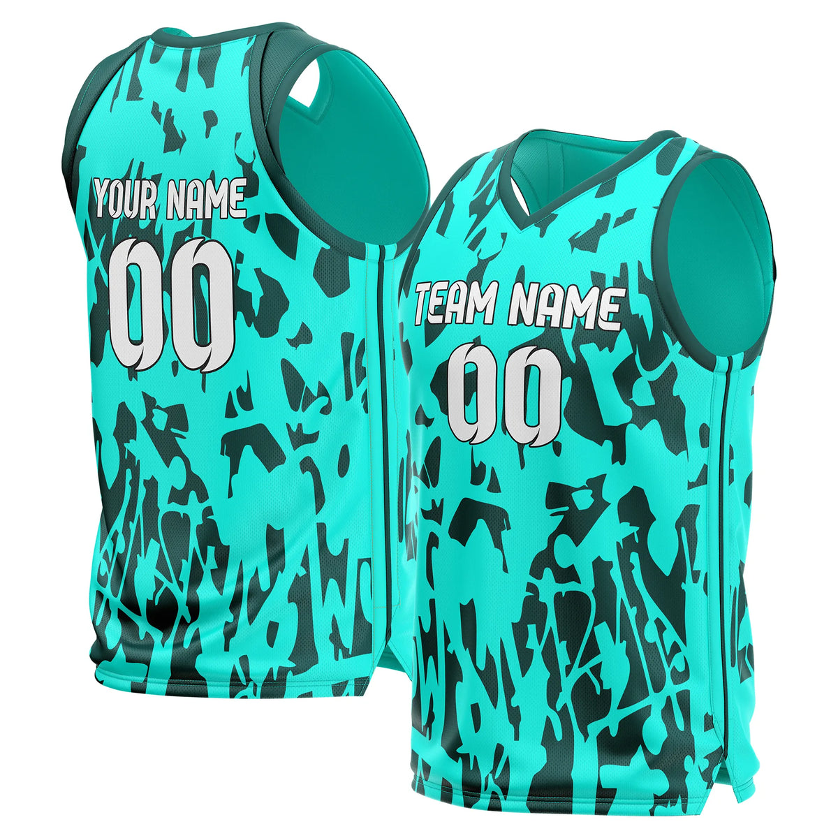 Custom Gaphti Pattern Tops Shadow Drip Sports Jersey Personalized Uniform with Name & Number