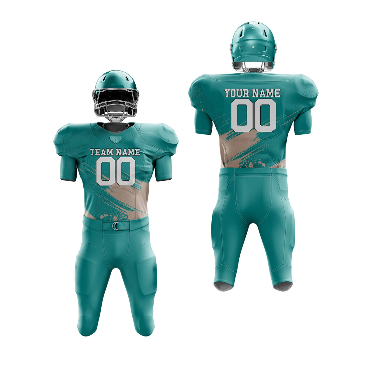 Custom Personalized D2 Drift Fashion American Football Jersey with Name, Number & Team Logo