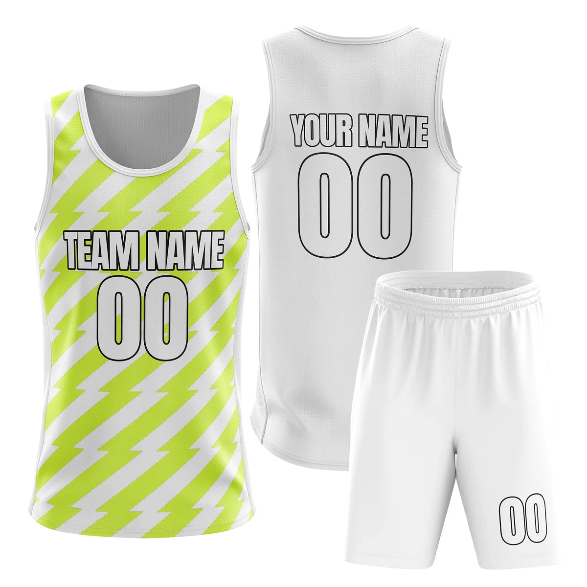 Custom Flash Strike Split Fashion Set Sports Jersey Personalized Uniform with Name & Number