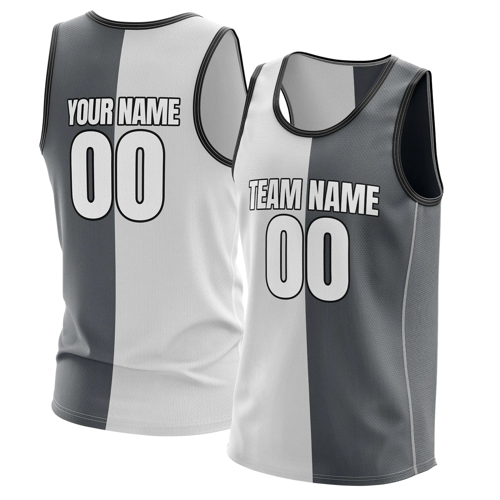 Custom Twin Panel Slip Fashion Tops Sports Jersey Personalized Uniform with Name & Number