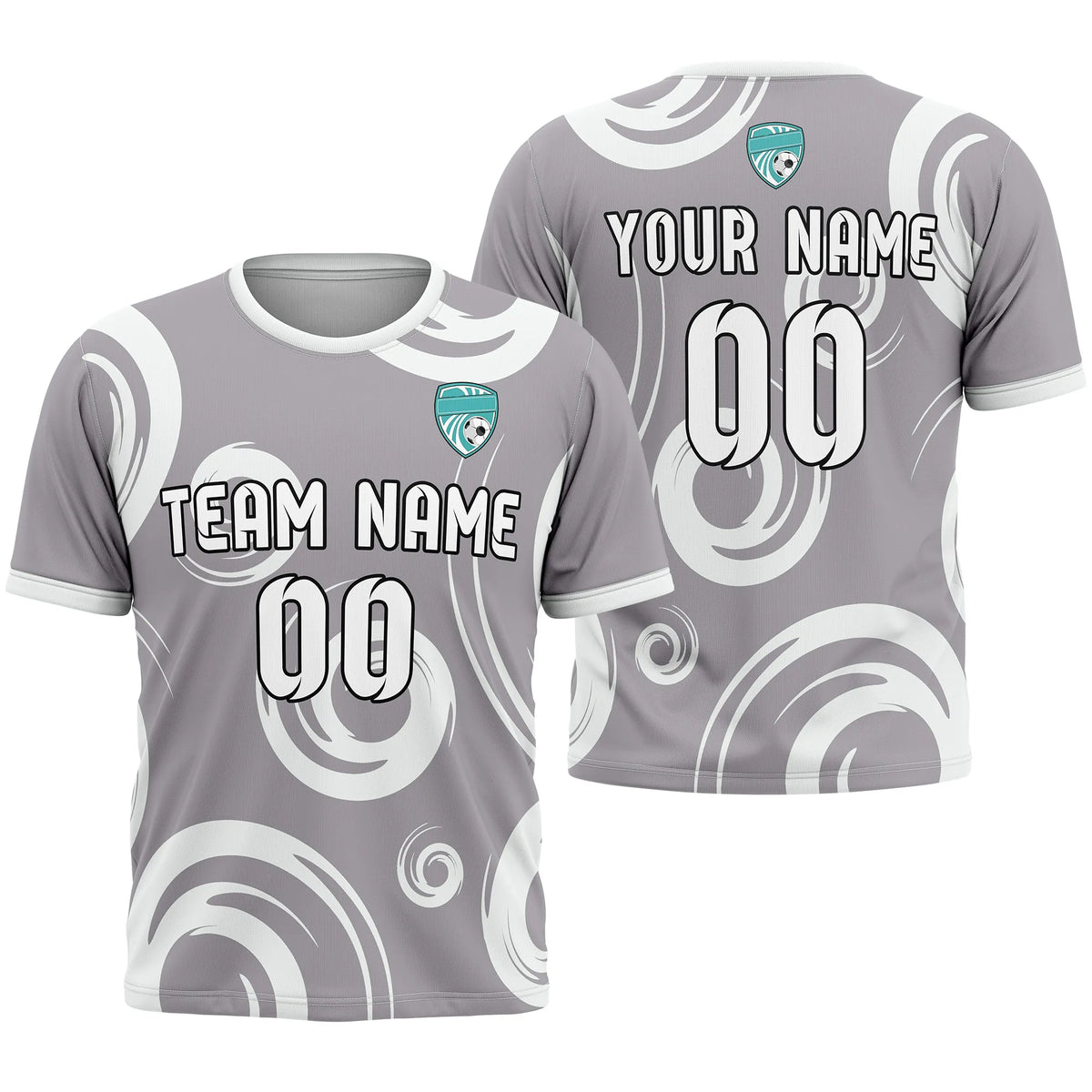 Custom Abstract Pattern D1 Soccer Jersey Personalized Football Uniform with Name & Number