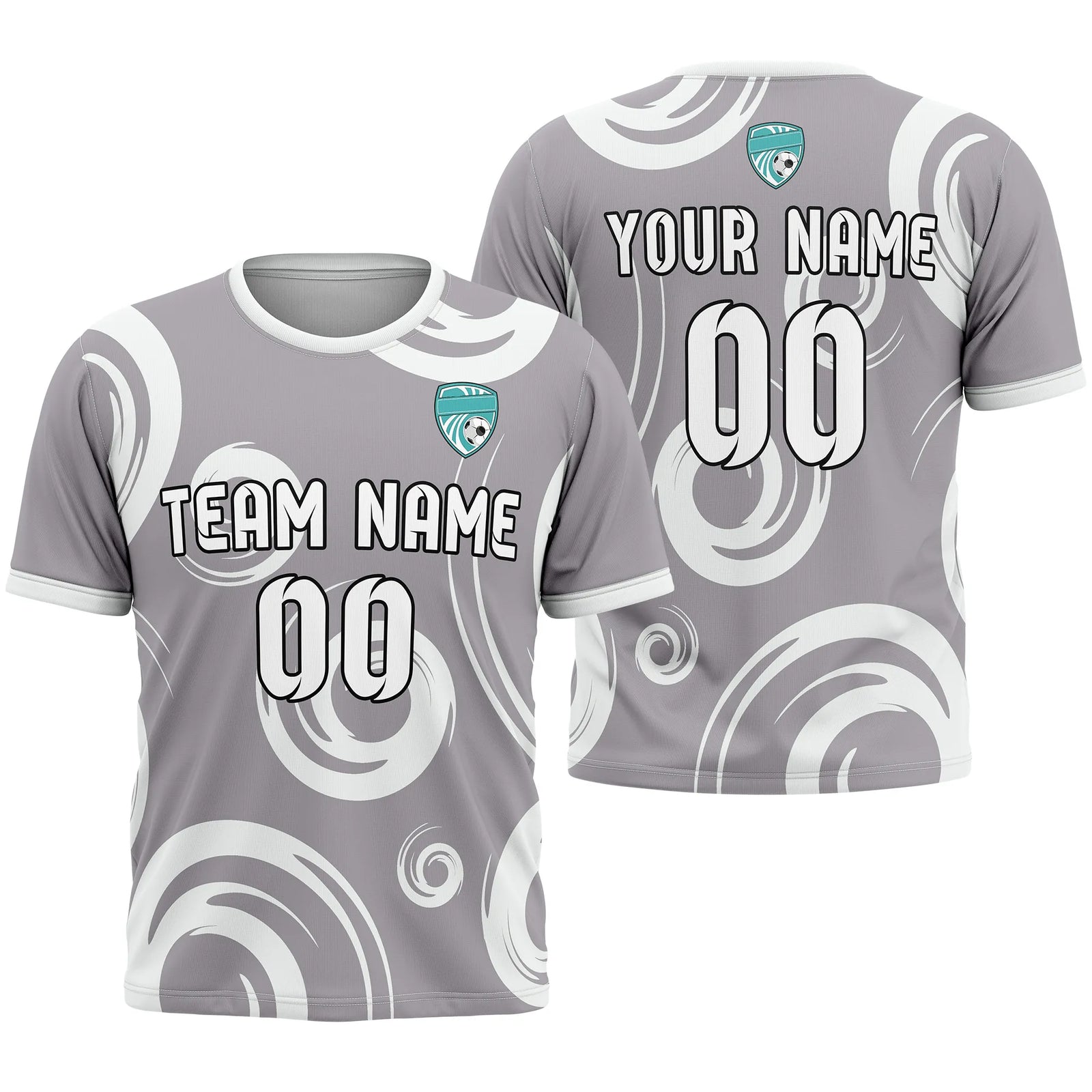 Custom Abstract Pattern D1 Soccer Jersey Personalized Football Uniform with Name & Number