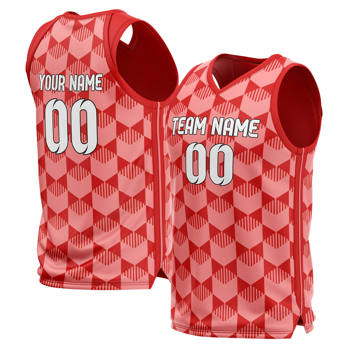 Custom Geo-Fusion Printed Jersey Sports Jersey Personalized Uniform with Name & Number