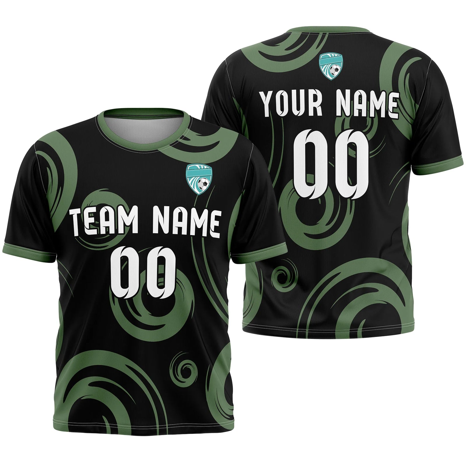 Custom Abstract Pattern D1 Soccer Jersey Personalized Football Uniform with Name & Number