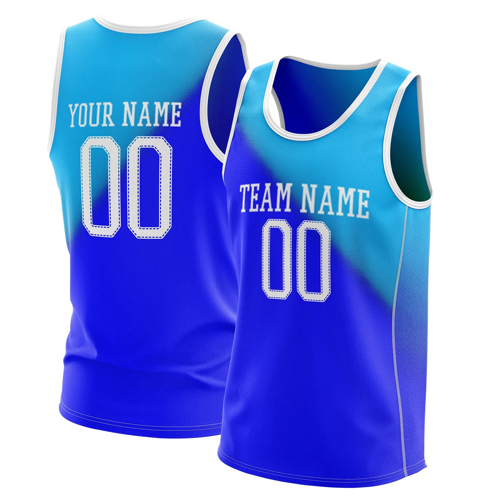 Custom Gradient fashion top Emerald Charge Sports Jersey Personalized Uniform with Name & Number