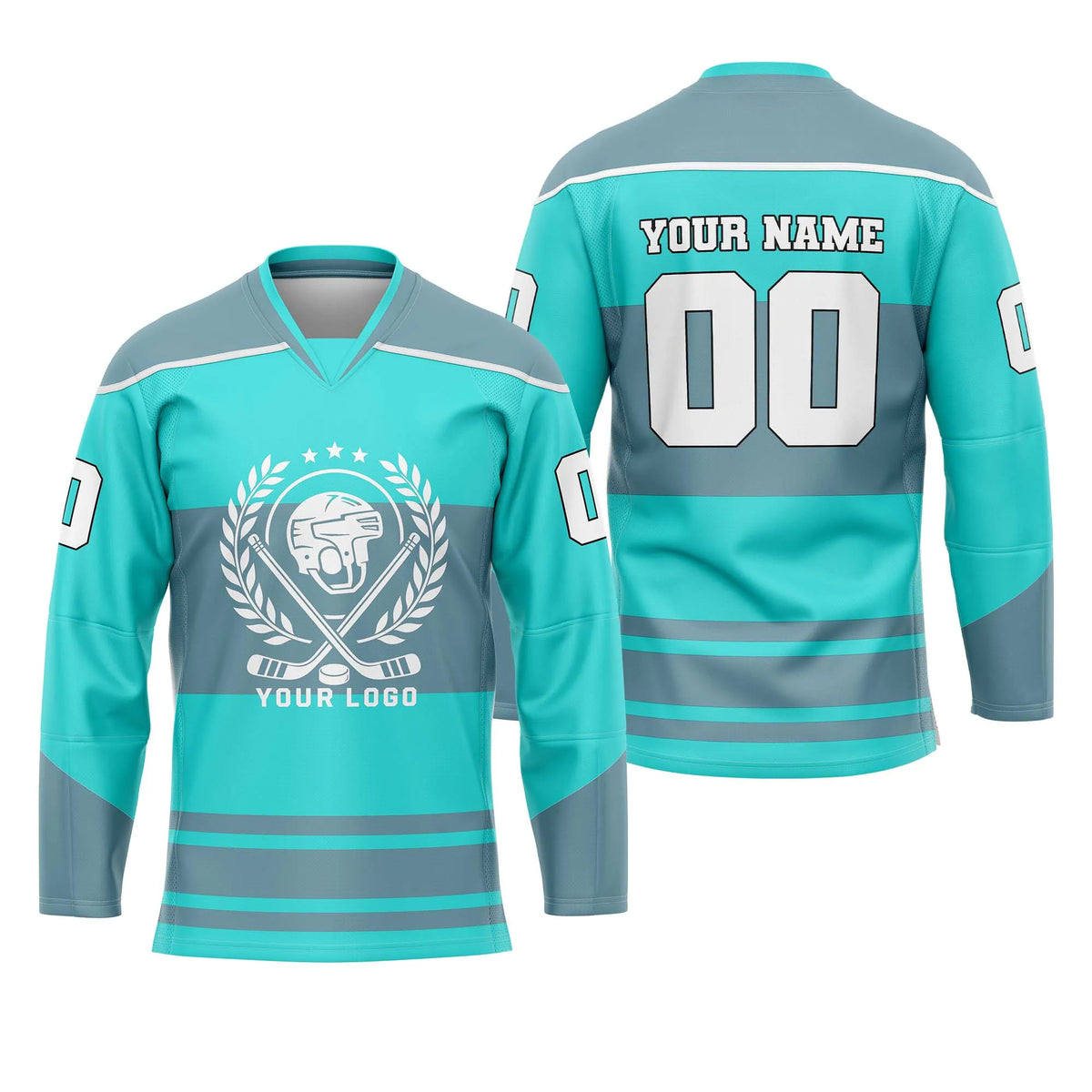 Custom Personalized D5 New Arrival Ice Hockey Jersey with Name, Number &amp; Team Logo