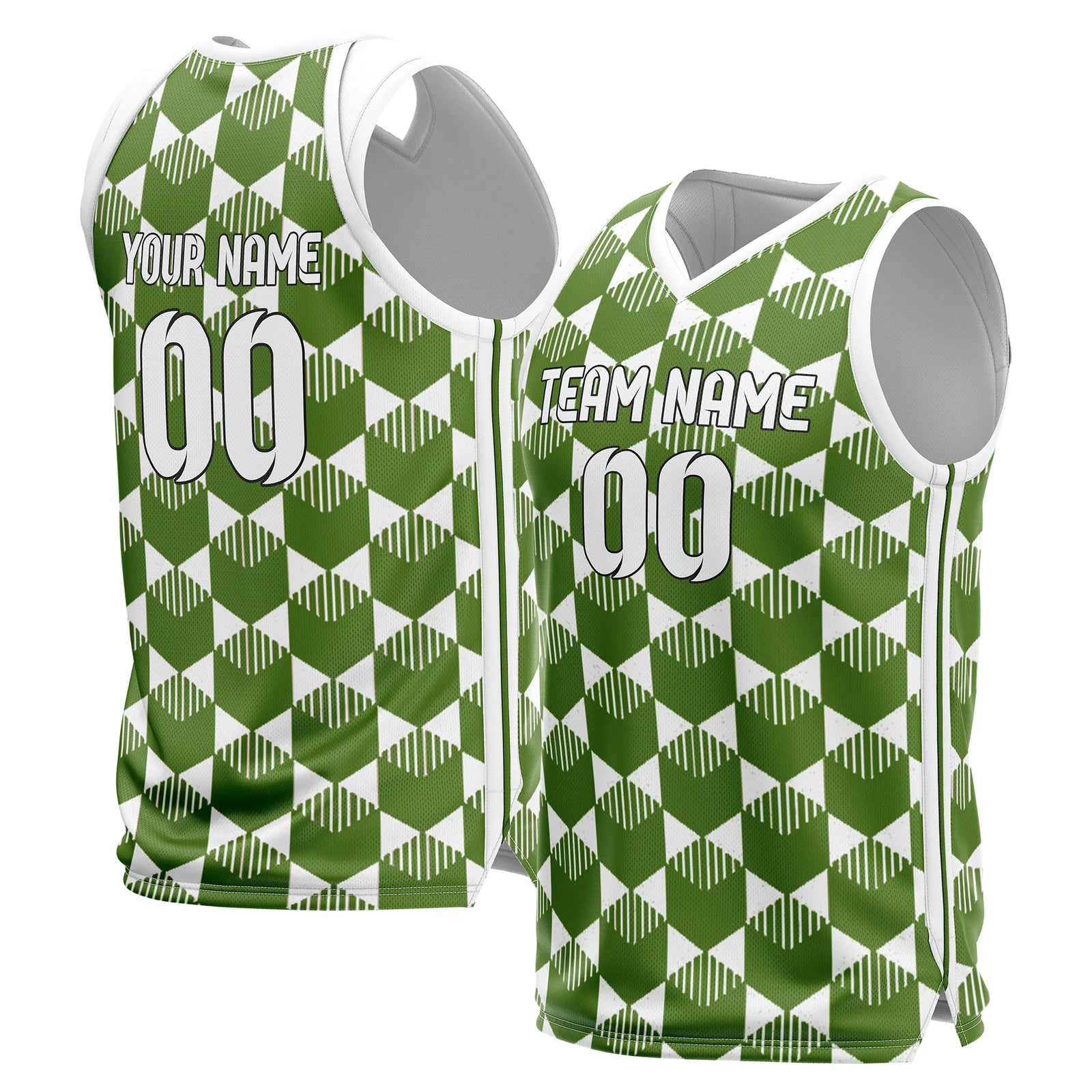 Custom Geo-Fusion Printed Jersey Sports Jersey Personalized Uniform with Name & Number