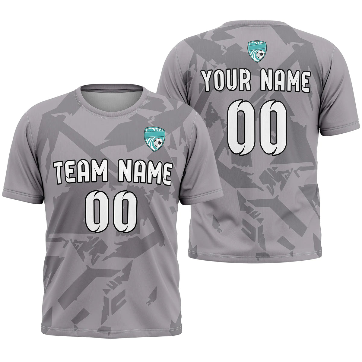 Custom Graffiti Pattern D2 Soccer Jersey Personalized Football Uniform with Name & Number